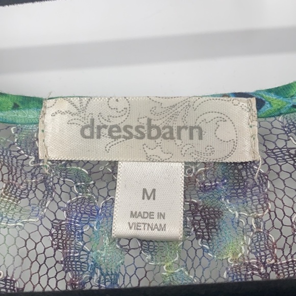 Vintage green blue boho baby doll top size medium Bella swan twilight - Picture 4 of 9